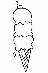 Ice Cream Coloring Pages Summer Clipart Printable Layer Cone Pngkey Icecream Kids Sheets Kindergarten Cartoon Transparent Seasons Creams Webstockreview Toddlers sketch template
