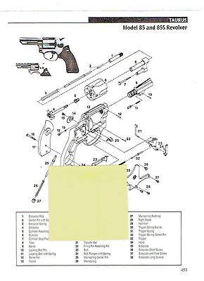 taurus model    model  stainless revolver exploded view parts  ad ebay