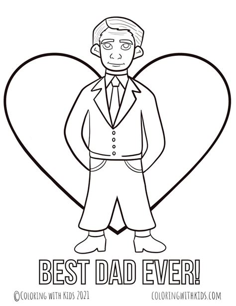 fathers day coloring pages coloring  kids   fathers day