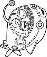 Submarine Octonauts Coloringonly sketch template