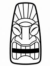 Lanta Koh Totem Colorier Tiki Simples Bricolage Coloriages Incroyable Duilawyerlosangeles Choisir sketch template