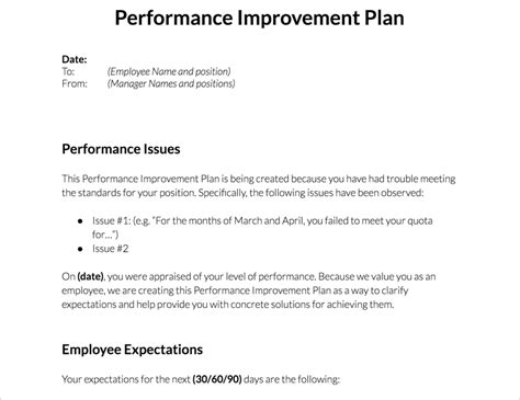 process improvement plan template perfect template ideas