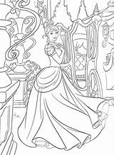 Coloring Disney Pages Cinderella Princess Adult Colouring Cute La Barbie Book Color Printable Sheets Dibujos Para Books Mandalas Colorear Colors sketch template