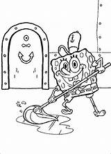 Spongebob Coloring Bob Sponge Pages Color Esponja Colorear Mopping Para Floor Characters Print Schwammkopf Printable Dibujos Mandalas Hellokids Mandala Squarepants sketch template