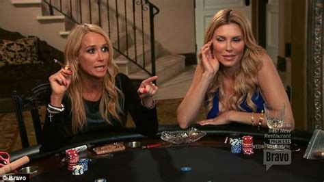 Real Housewive Brandi Glanville And Kyle Richards Brawl Over Kim S