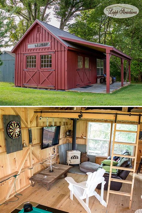 Man Cave Shed Inspiration Man Cave Shed Shed Cabin Shed Homes