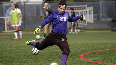 for college soccer goalie fitting in as only lesbian on