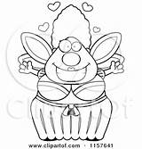 Godmother Plump Arms Fairy Open Clipart Cartoon Thoman Cory Outlined Coloring Vector 2021 sketch template