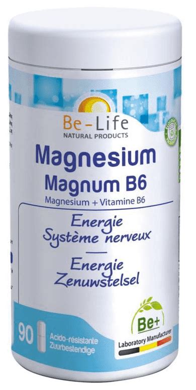 Be Life Magnesium Magnum B6 Capsules Winkelglutenvrij