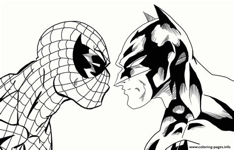 coloring pages spiderman  batman coloring page printable