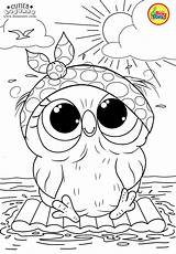 Coloring Cute Pages Bojanke Animal Kids Cuties Printables Preschool Printable Print Choose Board Tv Disney Bonton Owl Sheets sketch template