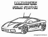 Police Coloring Cars Kids Car Pages Print Lamborghini Cartoon Printable Sheets Drawing Truck Dodge Color Clipart Monster Only Colouring Clip sketch template