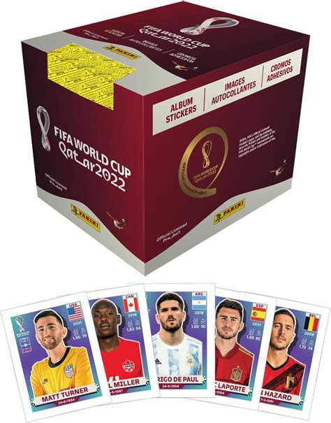 buy  panini world cup soccer factory sealed  pack sticker box