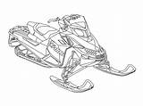 Snowmobile Coloring Pages Doo Ski Drawing Snowmobiles Renegade Deviantart Drawings Kids Boys Clipart Print Clip Sketch Bigger Icolor Little Library sketch template