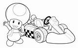 Mario Kart Coloring Pages Toadette Kids Printable Coloriage Color Kong Imprimer Donkey Print Games Toad Colouring Dessin Diddy Characters Few sketch template