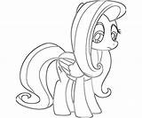 Pony Little Coloring Fluttershy Pages Template Drawing Color Getdrawings Popular Getcolorings Library Clipart Comments Coloringhome sketch template