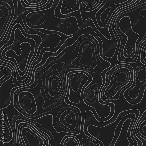 topographic map background actual topography map dark seamless design delicate tileable