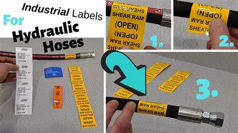 hydraulic hose labels fast durable youtube