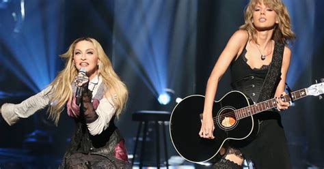 madonna performs new single ghosttown with taylor swift at