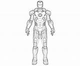 Iron Man Suit Coloring Pages Print Netart sketch template