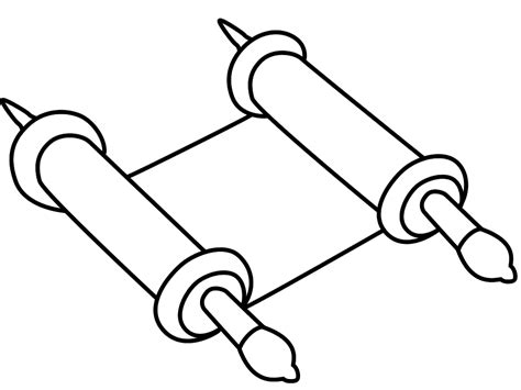 scroll coloring page coloring home