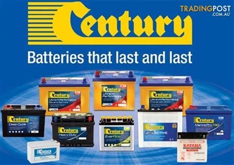 century batteries quality australian     months nationwide warranty