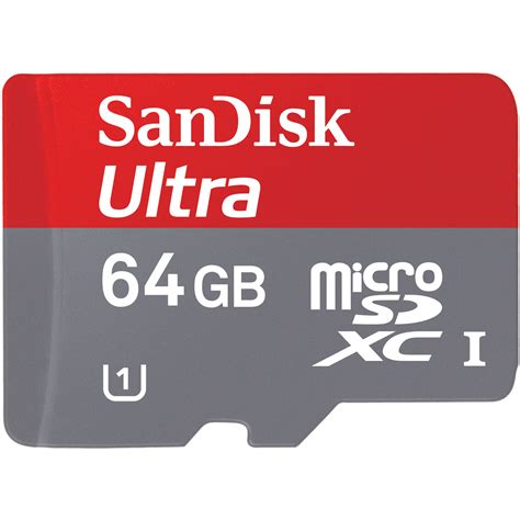 sandisk microsd xc gb memory card ultra class  uhs  bh