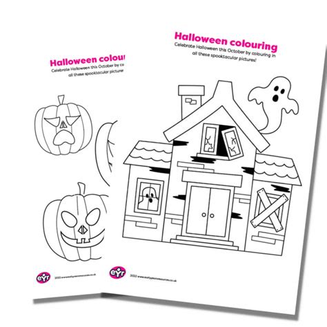 halloween colouring  sheets