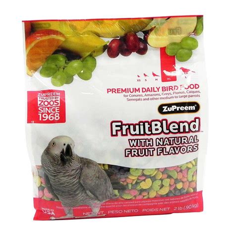 zupreem fruit blend parrot food  pound