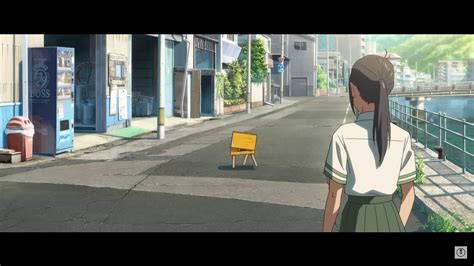 makoto shinkai film suzume  tojimari  main character turn   chair gamerbraves