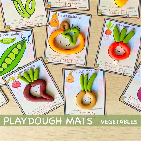 vegetables play dough mats printable play doh mats fine motor skills