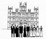 Downton Abbey Coloring Printables Book Choose Board Visit Dowton Inspiring Costumes Sets sketch template