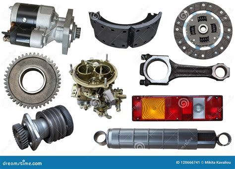 auto spare parts car  stock image image  isolated