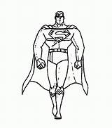 Superman Outline Coloring Symbol Popular sketch template
