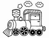 Steam Locomotive Coloring Colorear Coloringcrew Trains sketch template