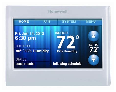 honeywell thwf wifi  color touchscreen thermostat cabincarewnc
