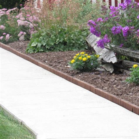 brown wooden landscape edging  pk   edging quality accents