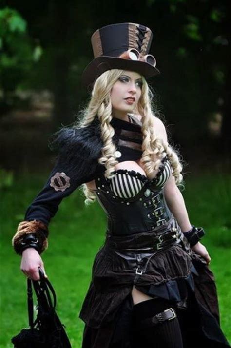 sexy girls who know how to do steampunk the right way 44 pics