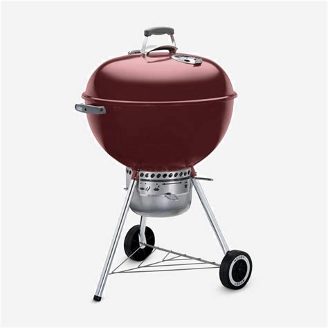 weber original kettle premium   charcoal grill crimson  bbqguys