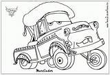 Mcqueen Mater Lightning Tow Saetta Primanyc Coloriages Cars2 sketch template