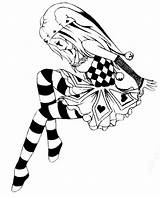 Jester Drawing Drawings Court Tattoo Jesters Clown Girl Tattoos Clipart Joker Cartoon Harlequin Evil Mammal Sketch Getdrawings Deviantart Clowns Clipartmag sketch template