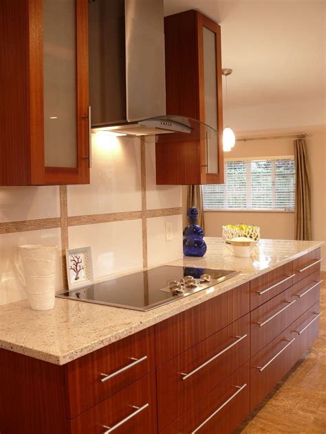 custom modern mahogany kitchen cabinets  natural mystic woodwork custommadecom