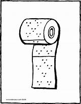 Colouring Toilet Paper Roll Drawing Pages Choose Board Coloring sketch template
