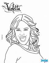 Violetta Colorear Sonriendo Violeta Hellokids Jedessine Imprimé sketch template