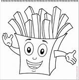 Fries Fritas Pommes Patatas Frites Papas Fritte Getcolorings Patate Coloration Mignon Coloritura Sveglio Sacco Mcdonalds Getdrawings Colorea Shopkins Alimento Mostly sketch template