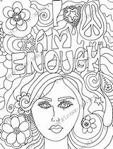 Enough Am Empowering sketch template