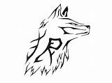 Wolf Tribal Tattoo Tattoos Drawing Easy Simple Designs Head Face Meaning Men Drawings Background Cool Deviantart Step Widescreen Lone Rise sketch template