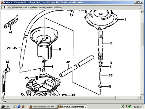 suzuki  king quad carburetor diagram wiring diagram pictures