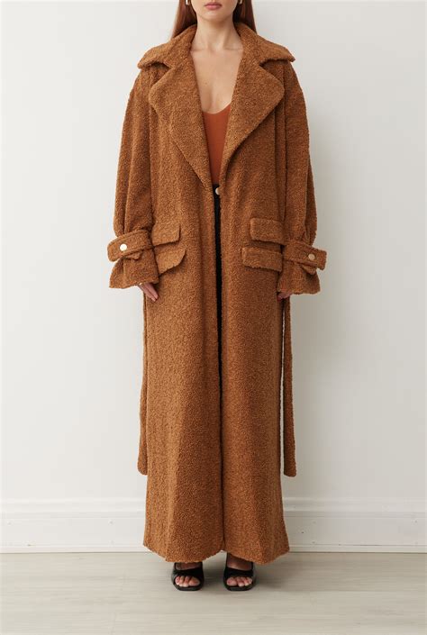 costes coat  brown shearling boskemper