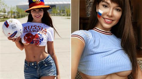 russia s new hottest football fan… and she s not a porn star photos rt